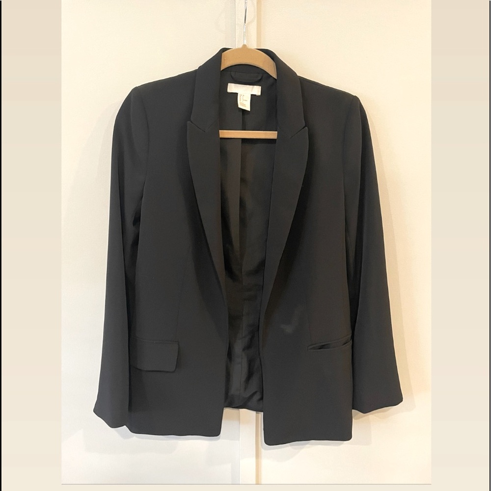 Black H&M Long Blazer
